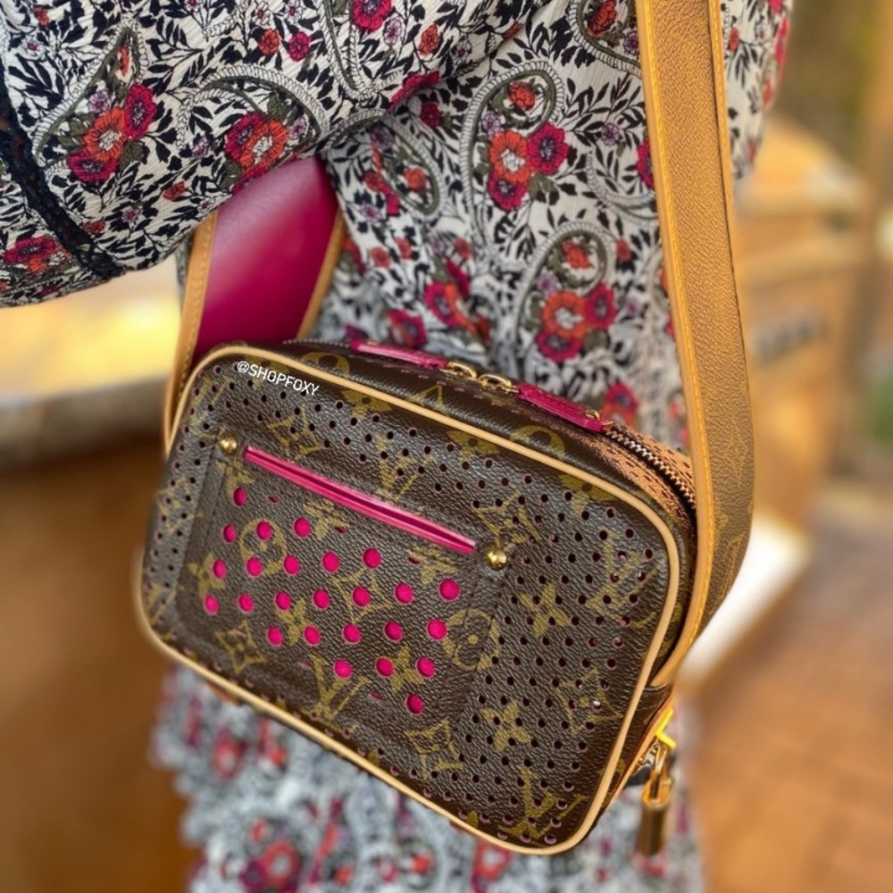SOLD Louis Vuitton RARE Limited Edition Perforated Mini Trocadero Shoulder Bag - Picture 2 of 16